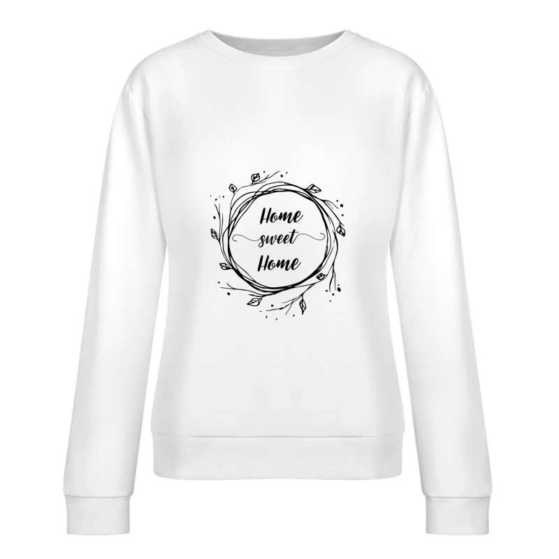 Symbole Pacifique Noir avec Doigt Femme Sweat-shirt à enfiler