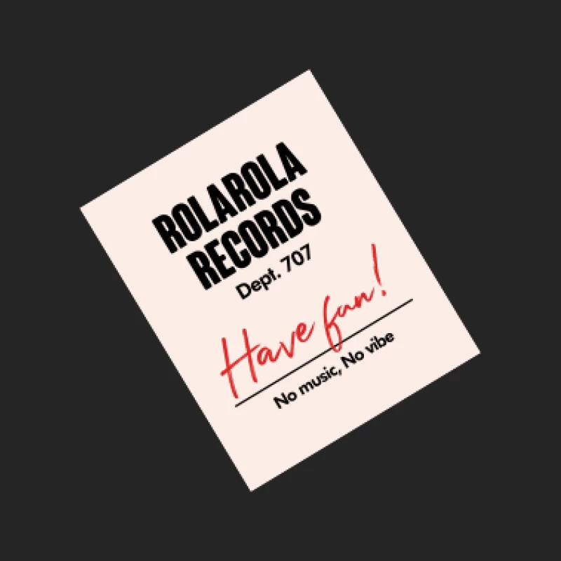 Musikposter, Rolarola Records, Spaß haben Damen Pullover Sweatshirt