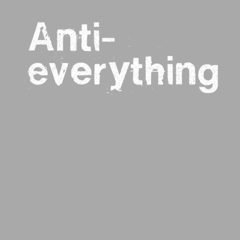Anti-Everything  Antisocial Humor Design Female Pullover Hoodie