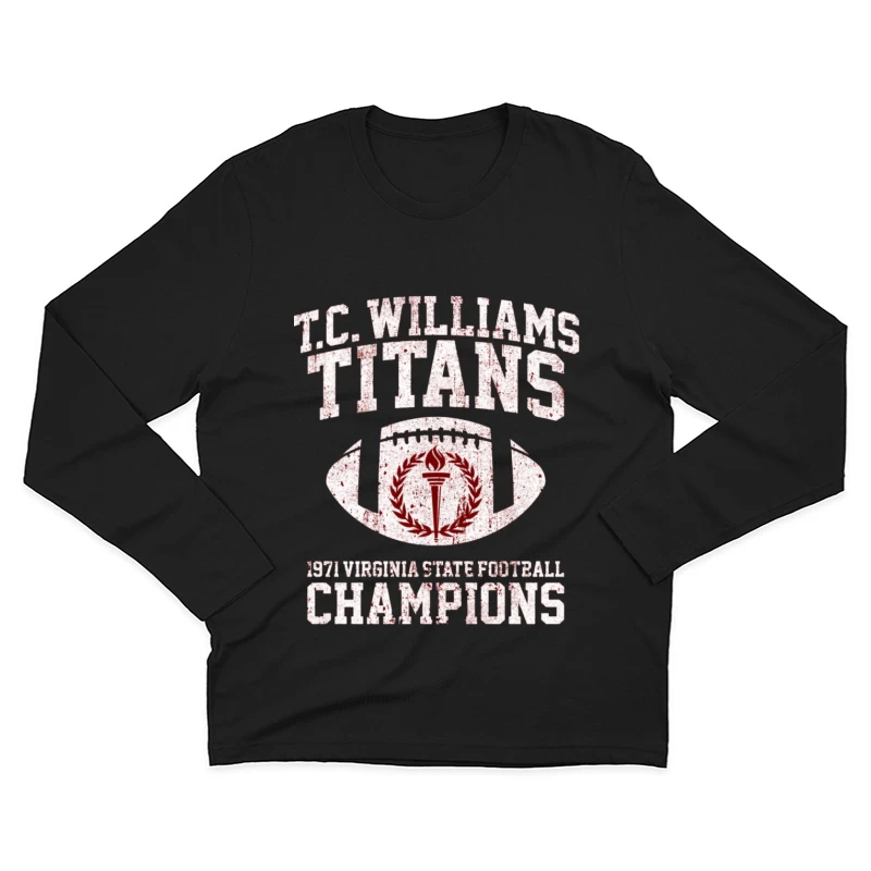 T.C. Williams Titans 1971 Football Male Long Sleeve T-Shirt