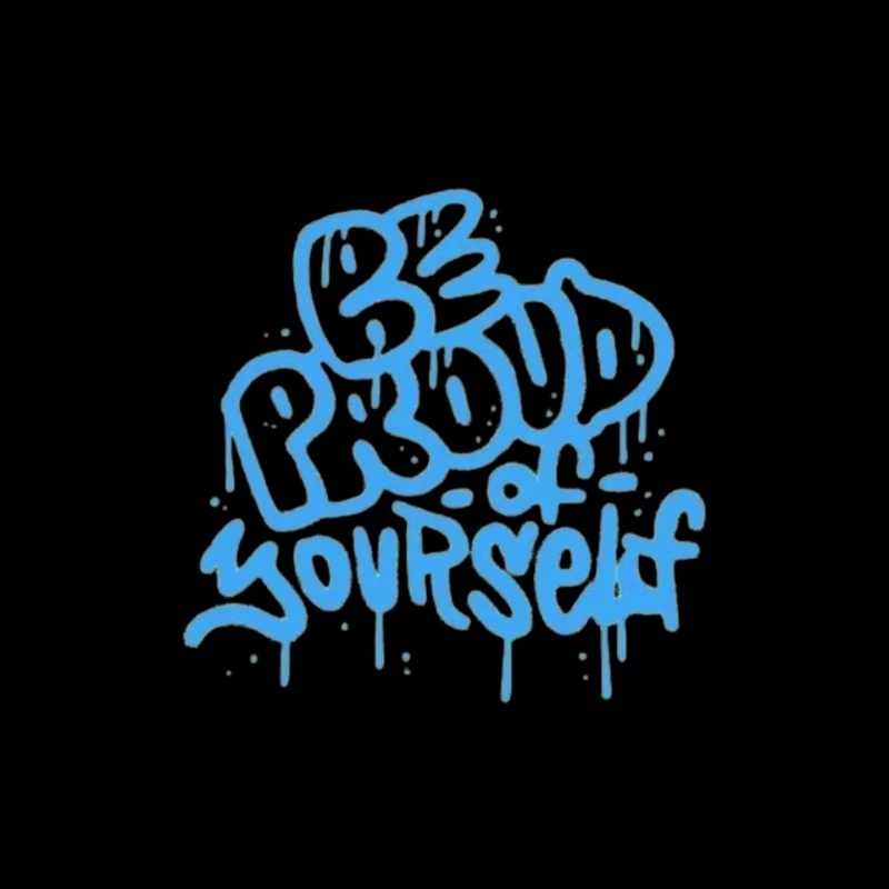 Graffiti Art - Be Proud of Yourself Mouse Pad