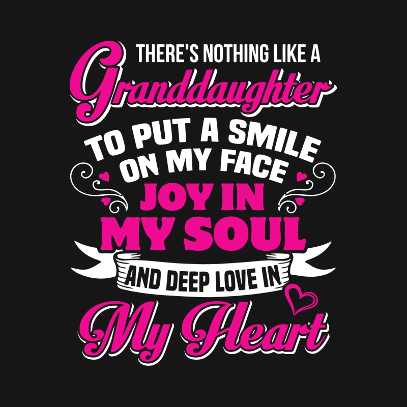Amour et Joie d'une Petite-Fille Femme T-Shirt