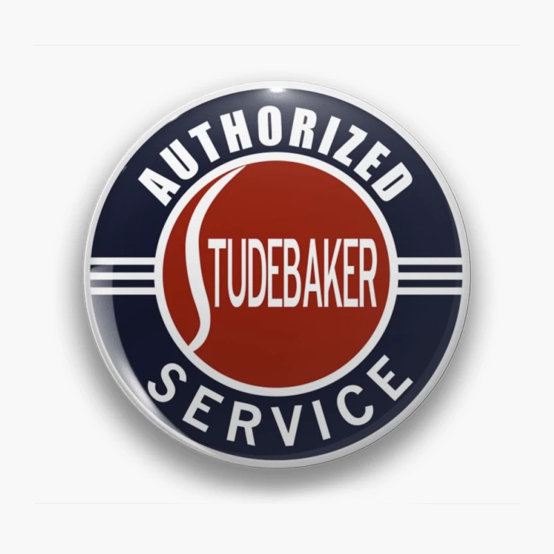 Vintage Authorized Studebaker Service Station Logo Pin