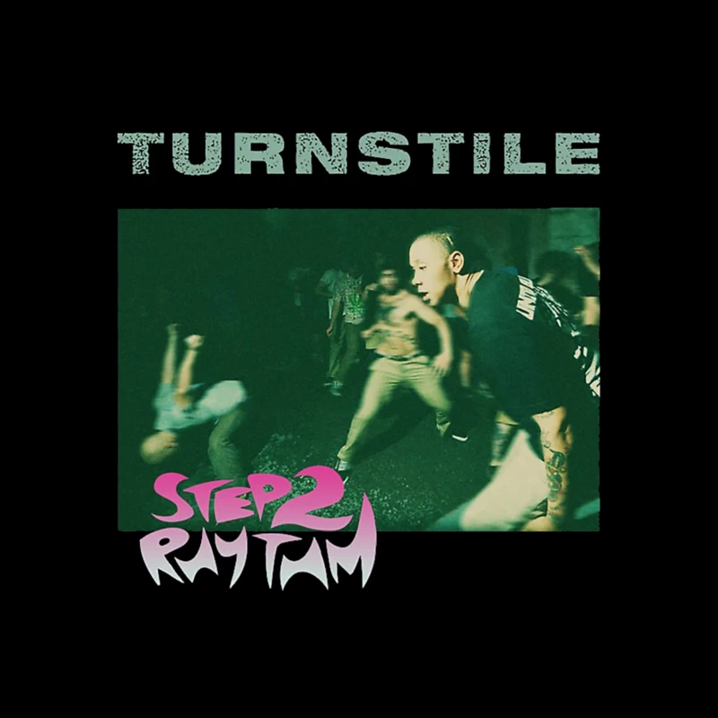 Turnstile - Step 2 Rhythm Album Cover Throw Pillow