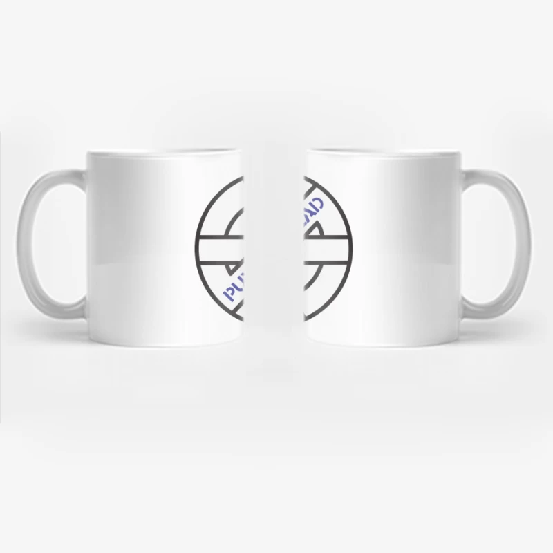 Punk Is Dead Band Logo Design Coffee Mug