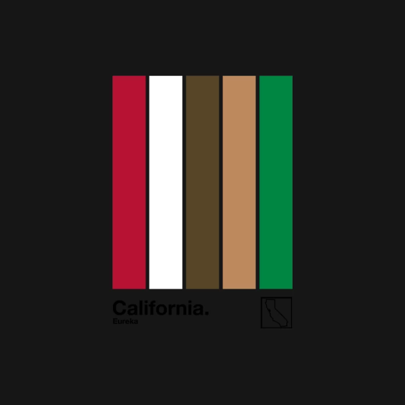 California   Original Minimalist Artwork Poster Design Female Long Sleeve T-Shirt