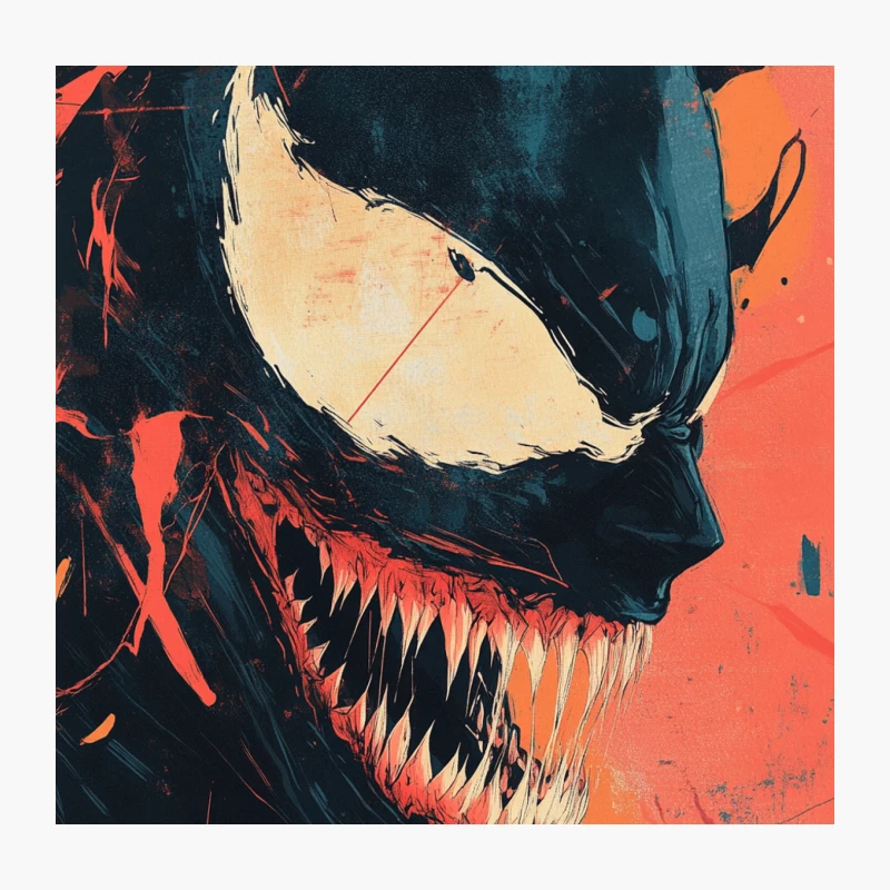 Venom: Marvel's Sinister Symbiote Villain Throw Pillow