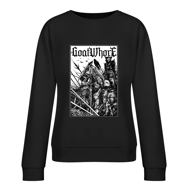 Goatwhore No Mercy Female Pullover Sweatshirt