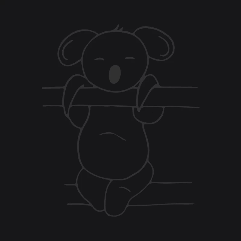 Koala mignon suspendu Femme Sweat à capuche