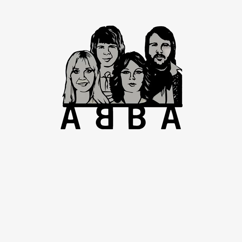 Abba Band Male Long Sleeve T-Shirt