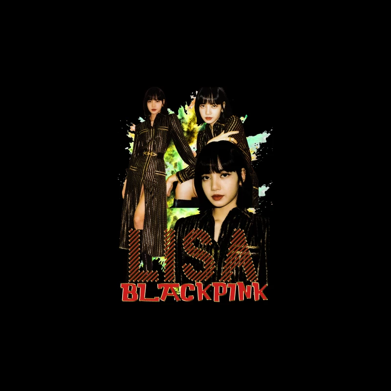 Lisa from BLACKPINK in Fashionable Attire Travel Mug