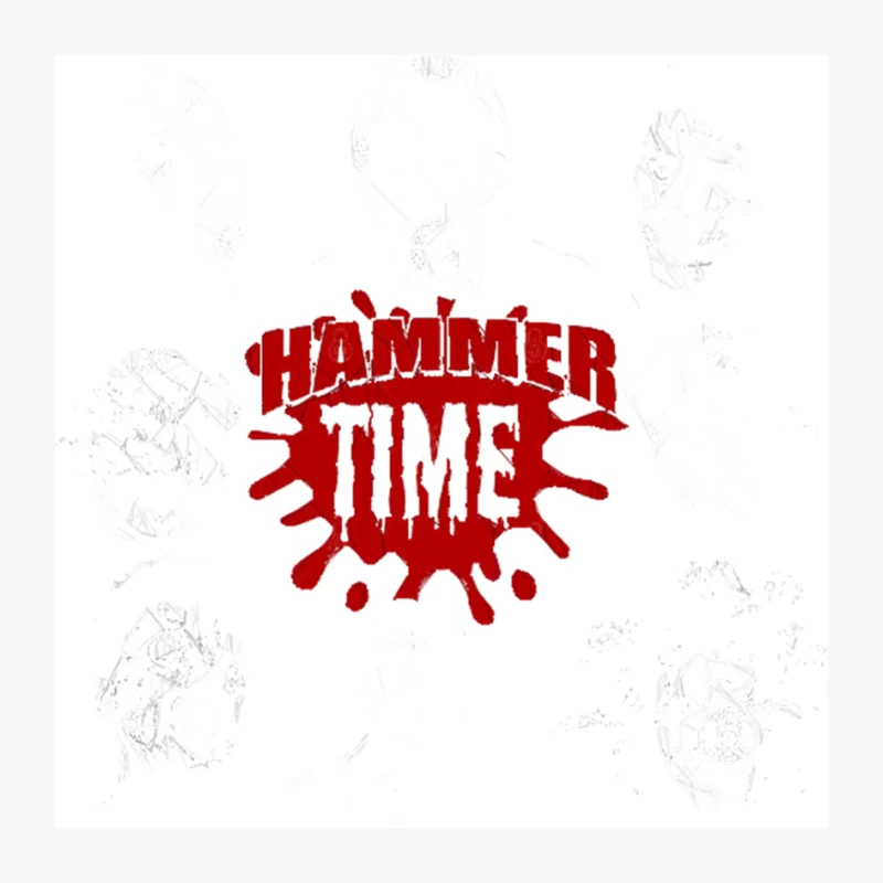 Hammer Time Horror Pin