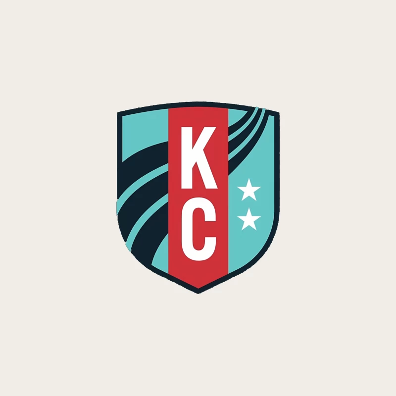 KC Sports Shield Logo with Stars Bucket Hat