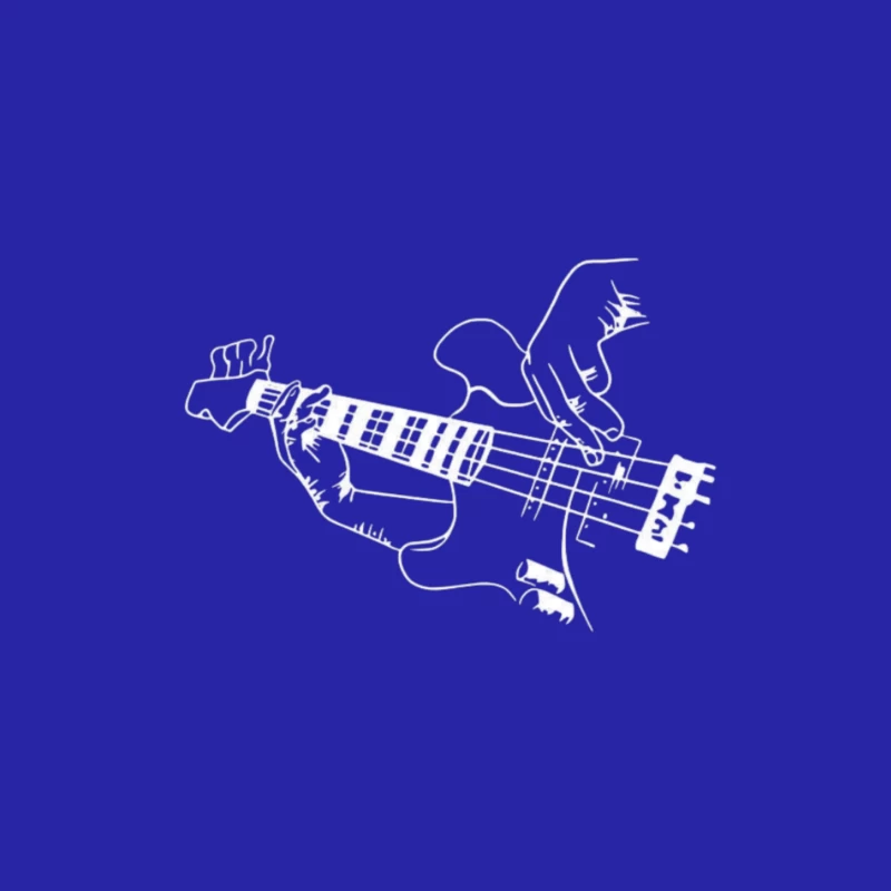 Bass Guitar Illustration Male Tank Top