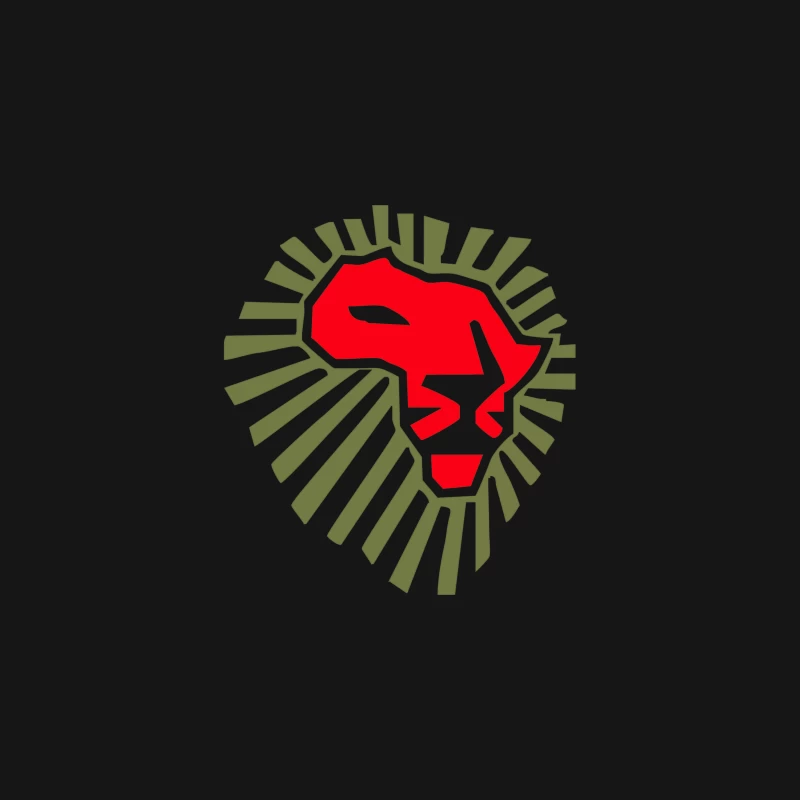 Africa Lion Power Cool Desk Mat