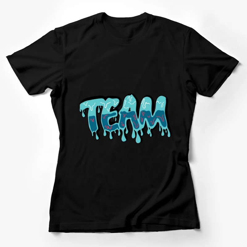 Graffiti-Stil TEAM Design Damen T-Shirt