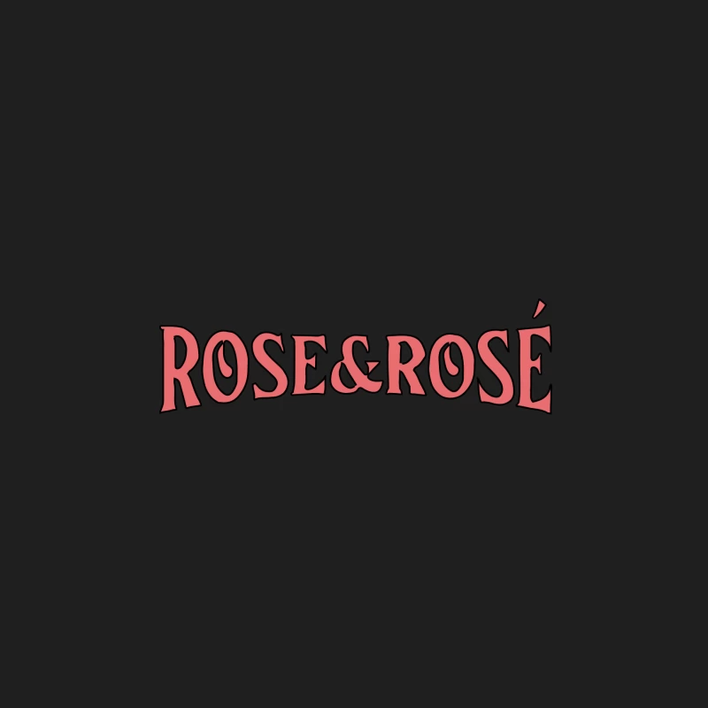 Rosa Typografie-Logo Herren Tanktops