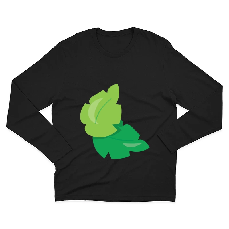 Deux feuilles superposées Homme Manches Longues T-Shirt