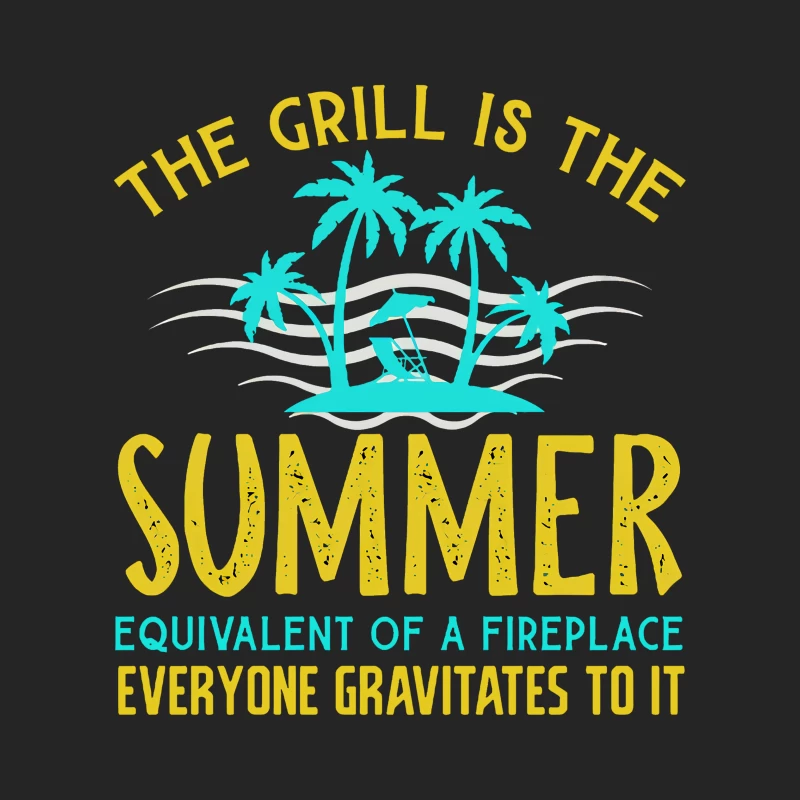 Sommergrillspaß - Der Treffpunkt für alle Herren Pullover Sweatshirt