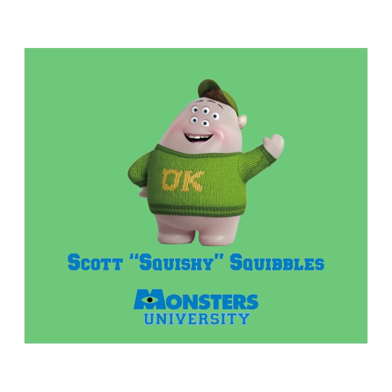 Scott "Squishy" Squibbles: Monsters University Character Toy Tapestry