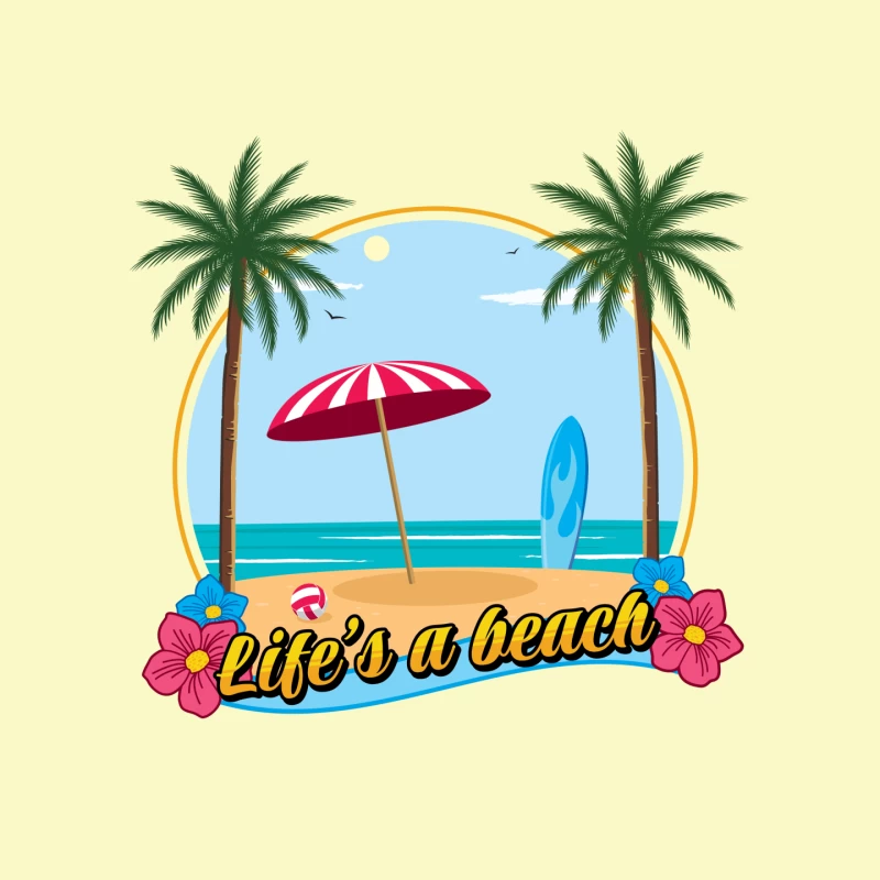 Life's a beach Mouse Pad