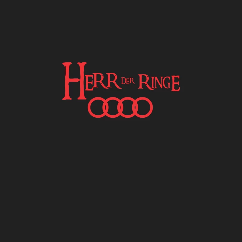 Audi Logo Wordplay in German: "Lord of the Rings" Bucket Hat
