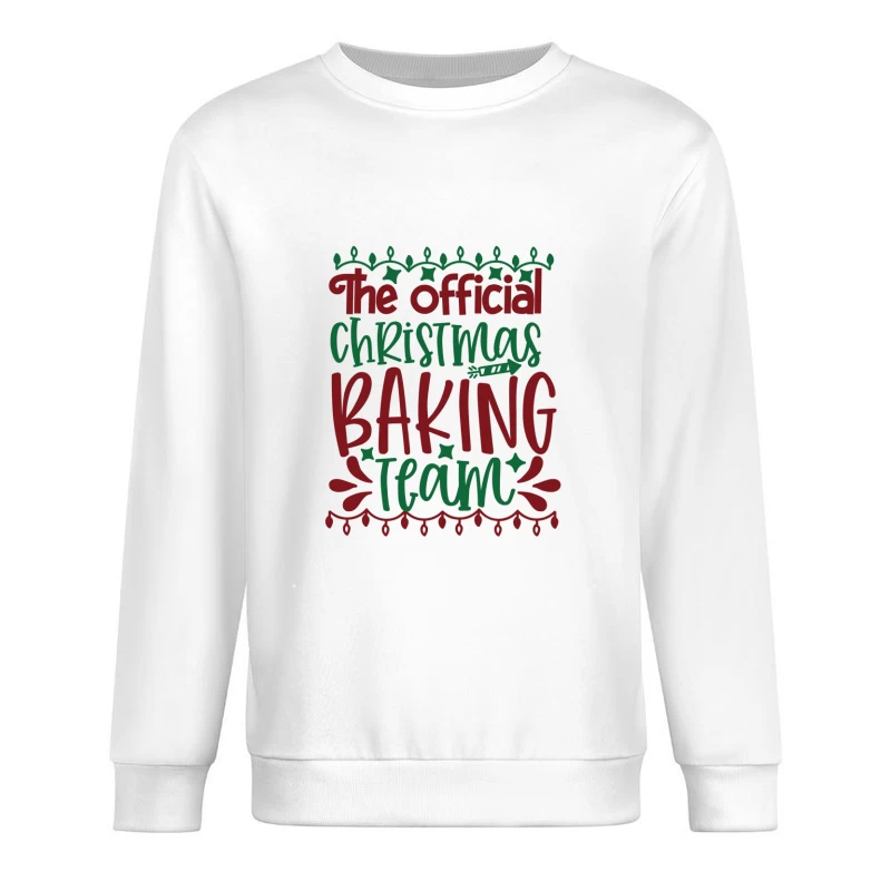 L'équipe officielle de pâtisserie de Noël Homme Sweat-shirt à enfiler