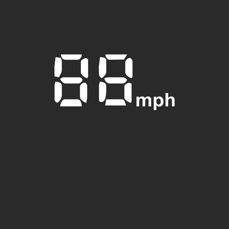 88 mph funny Baseball Cap