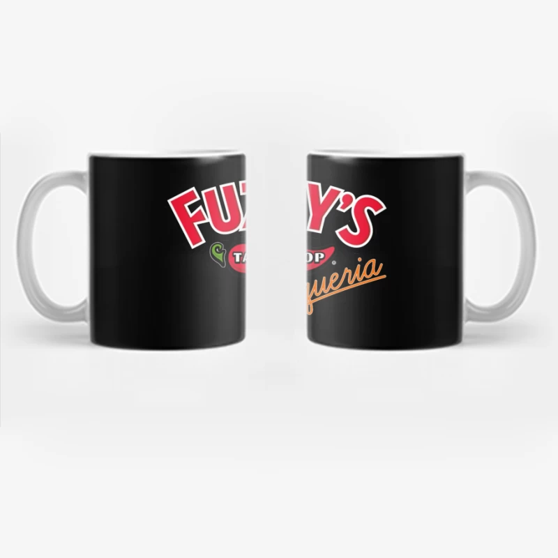 Fuzzy's Taco Shop Taqueria Restaurant Logo Coffee Mug