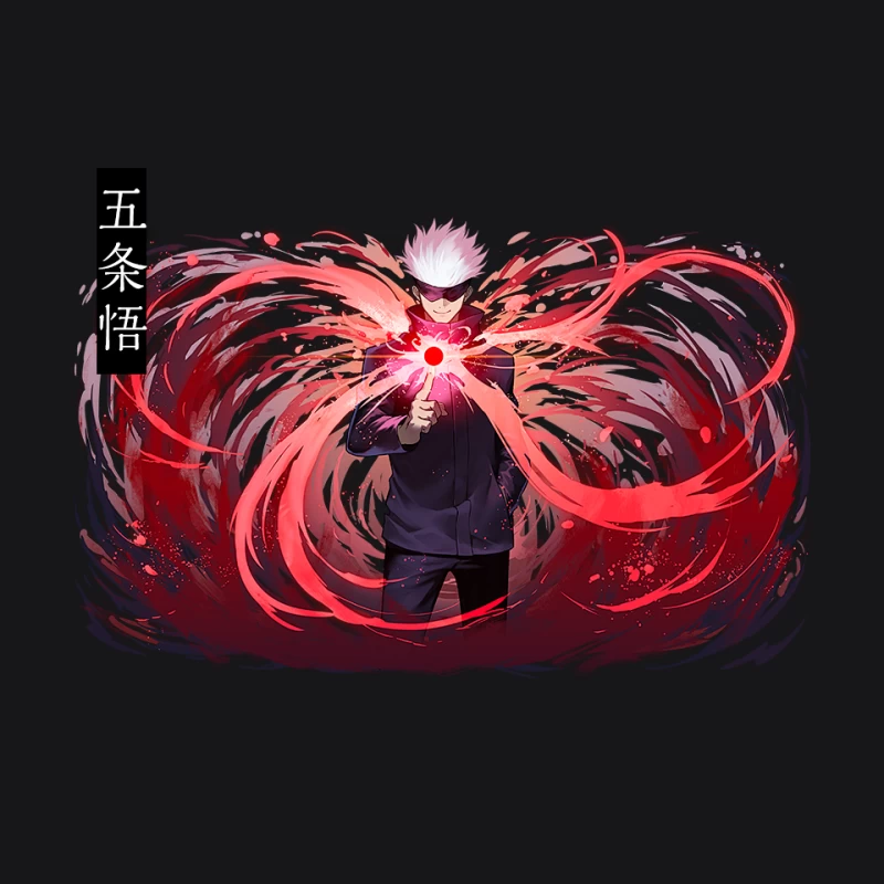 Anime-Charakter mit Energieaura Herren Pullover Hoodie