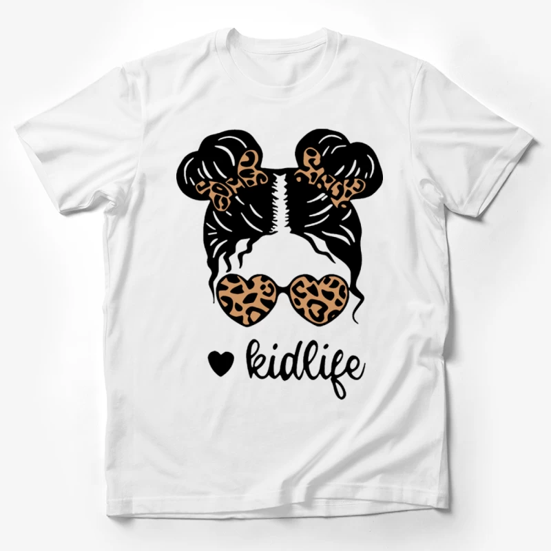 Unisex Kinderleben Design mit Leopardenmuster Herren T-Shirt