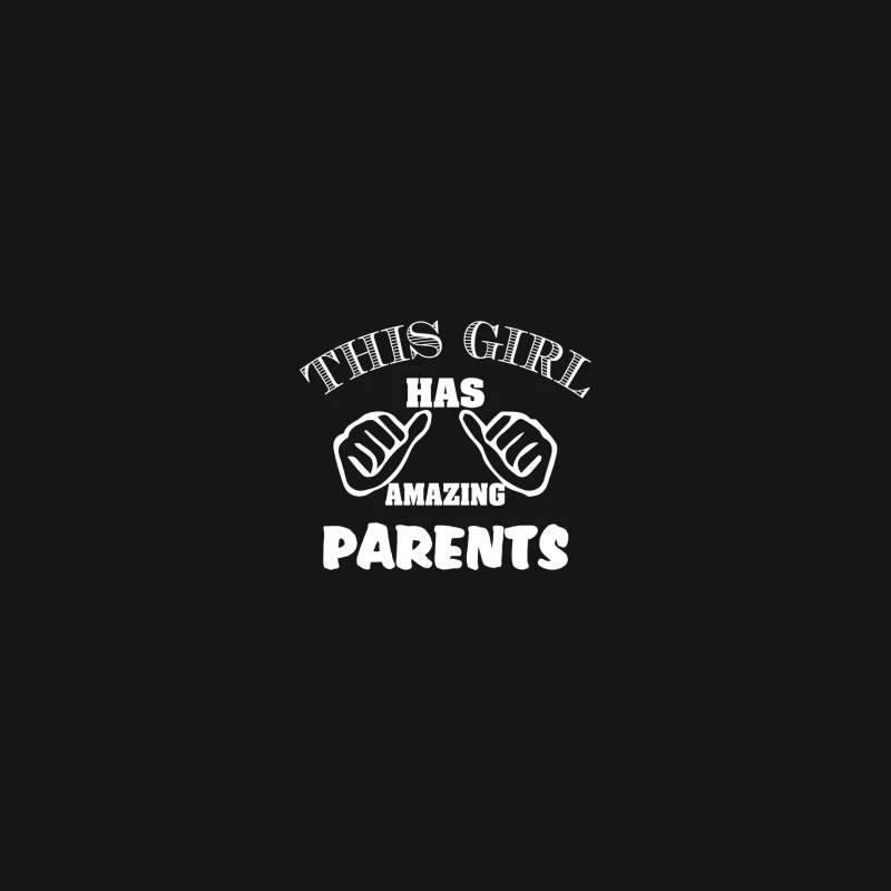 Design amusant pour filles avec parents Femme T-Shirt