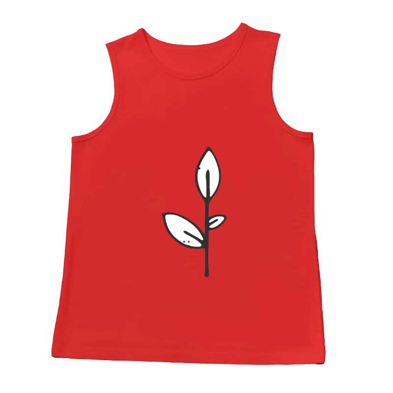 Illustration de plante minimaliste Homme Débardeur