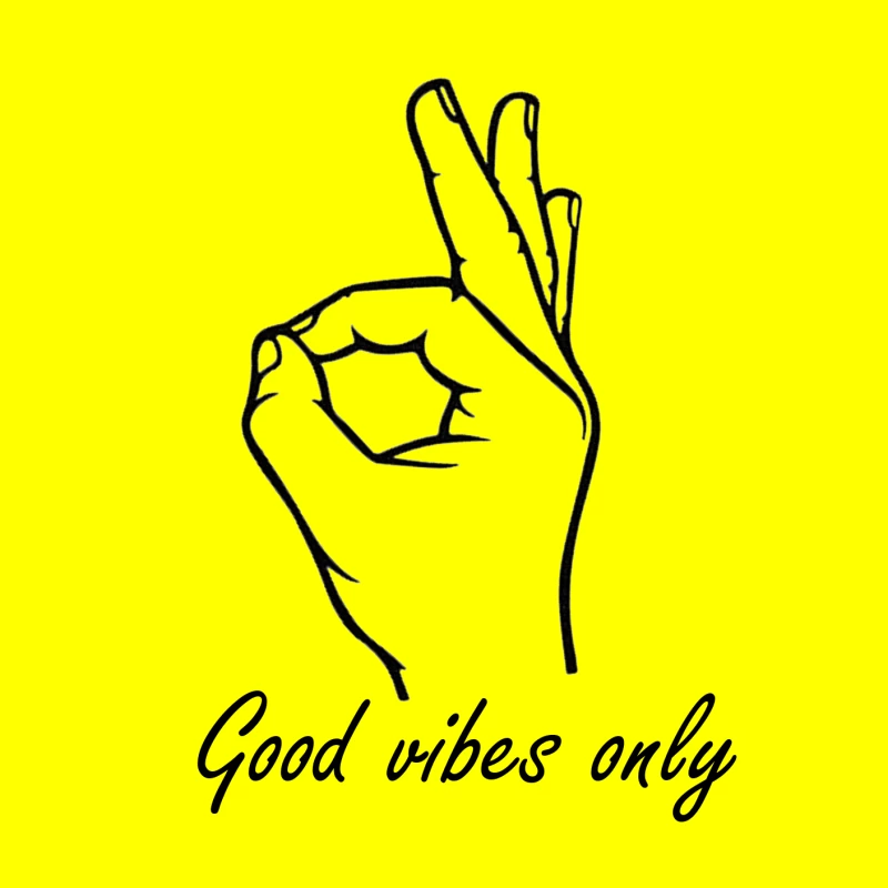 Hand Gesture: Okay Symbol with Fingers Crossed Throw Pillow