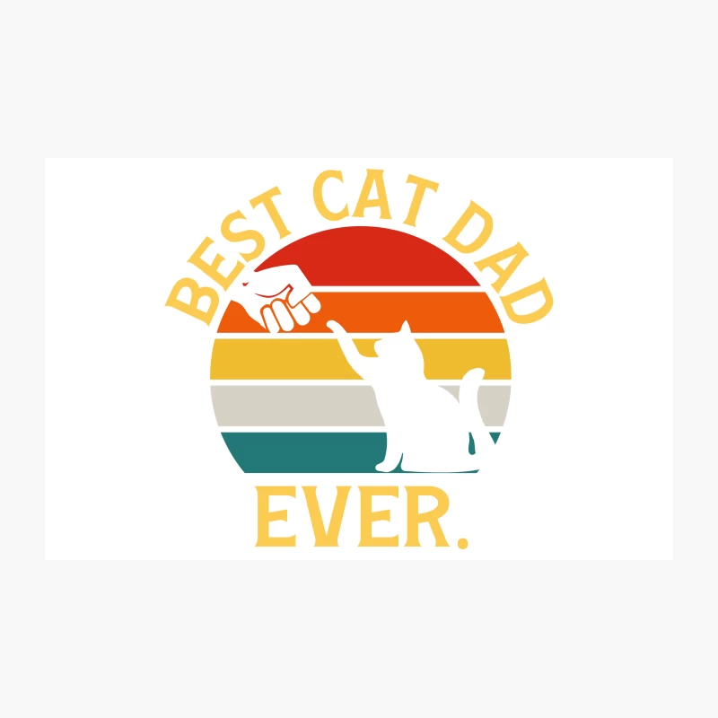 Best Cat Dad Ever Travel Mug