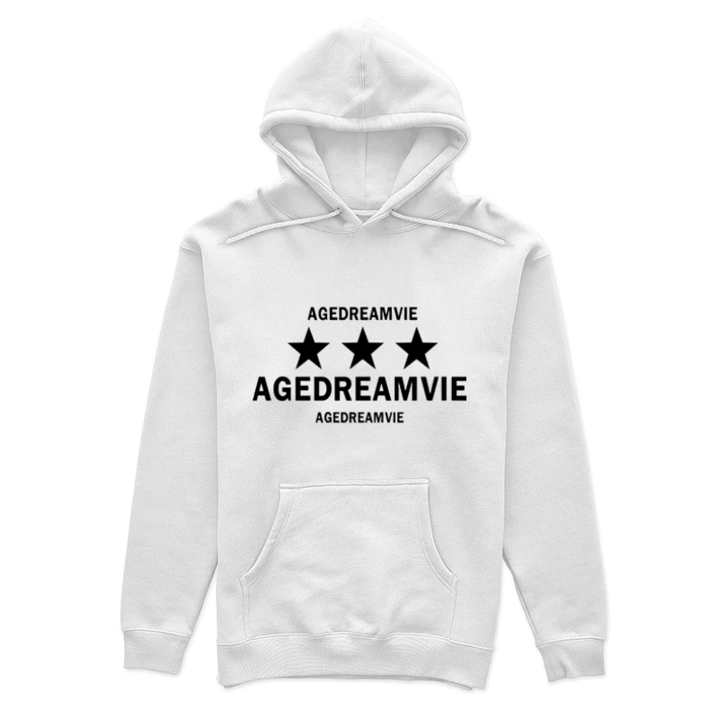 Dreifach-Stern-Design mit Text Damen Pullover Hoodie