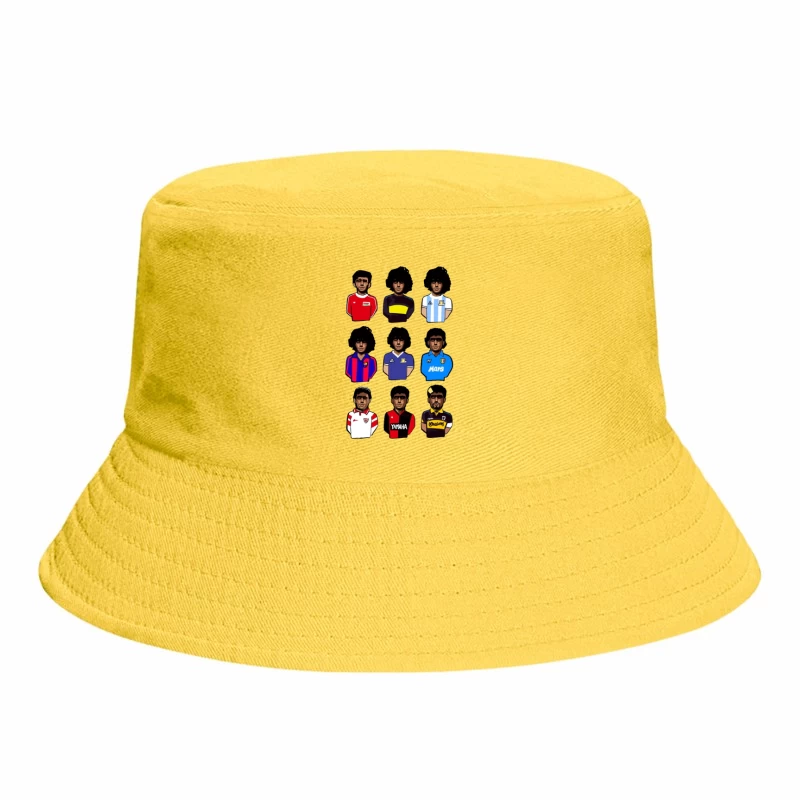 Retro Football Legends - THE MARADONAS Bucket Hat