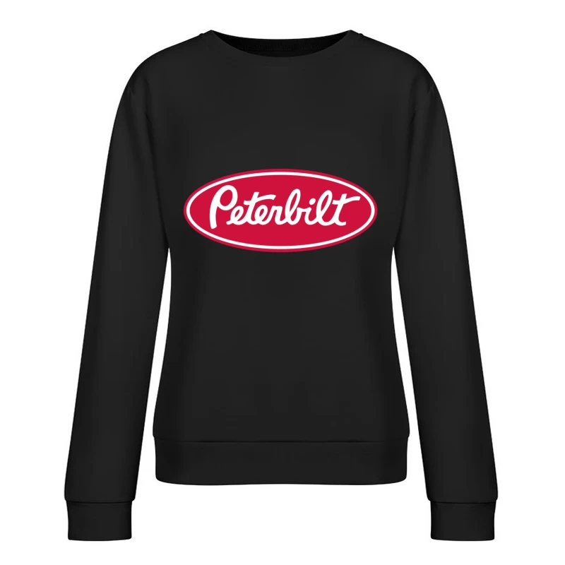 Peterbilt Logo Female Pullover Sweatshirt