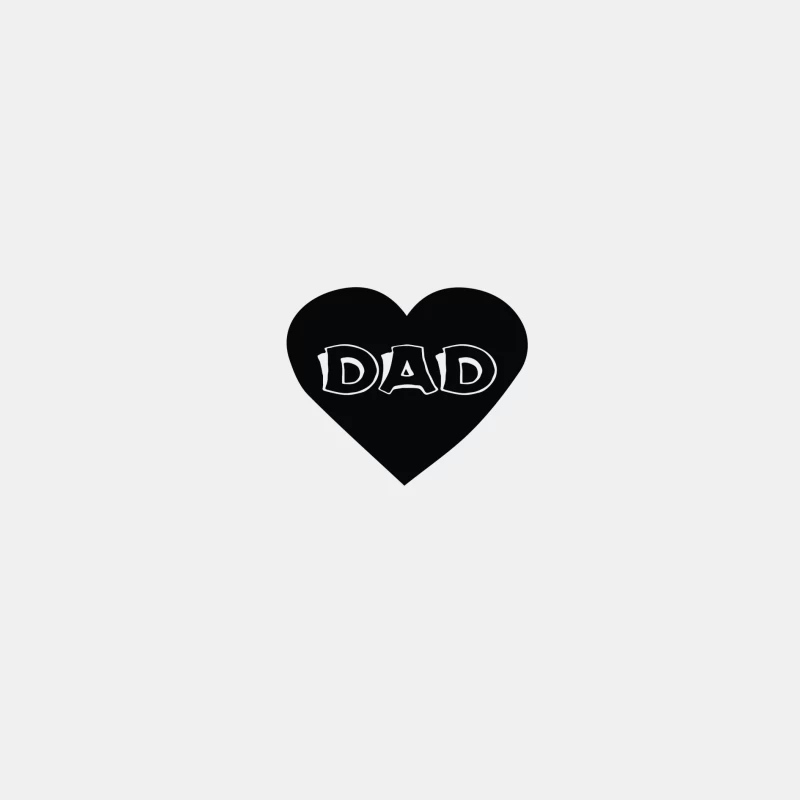 Cœur avec le mot 'PAPA' Homme Débardeur