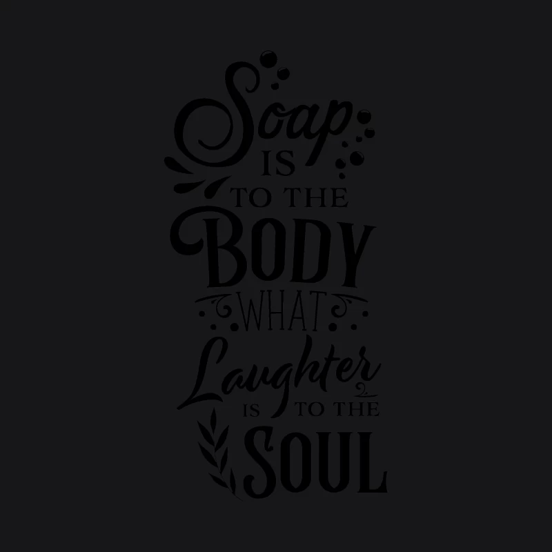 Citation inspirante sur le savon et le rire Femme Sweat à capuche