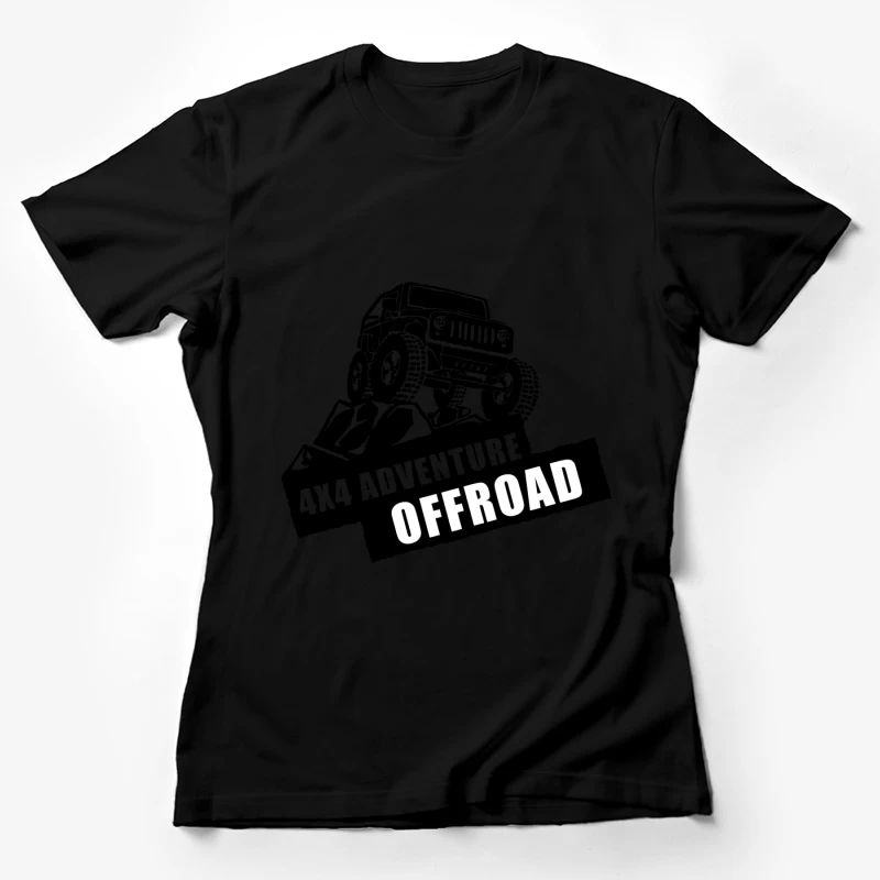 Silhouette de Jeep Offroad Femme T-Shirt
