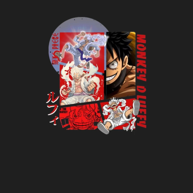 Luffy Illustration aus One Piece Herren Tanktops