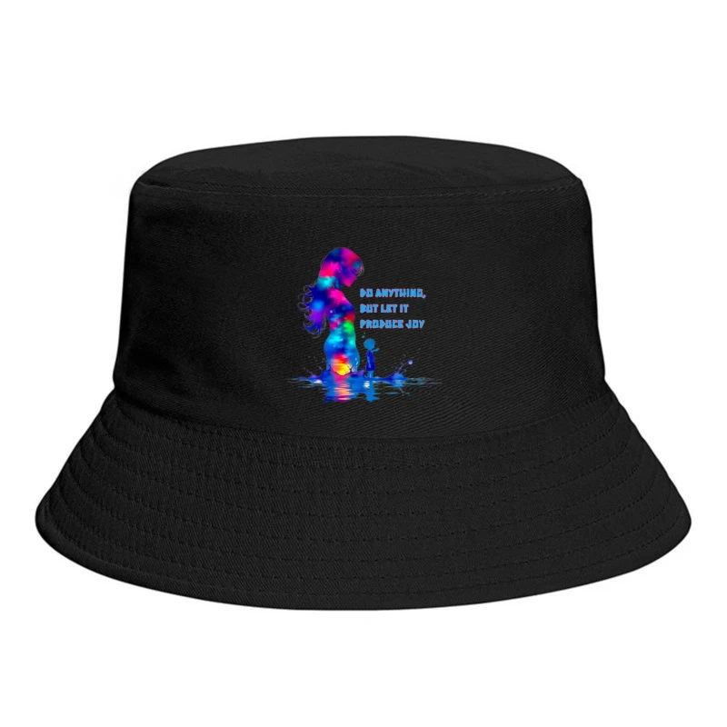Colorful Silhouette of Joy Bucket Hat