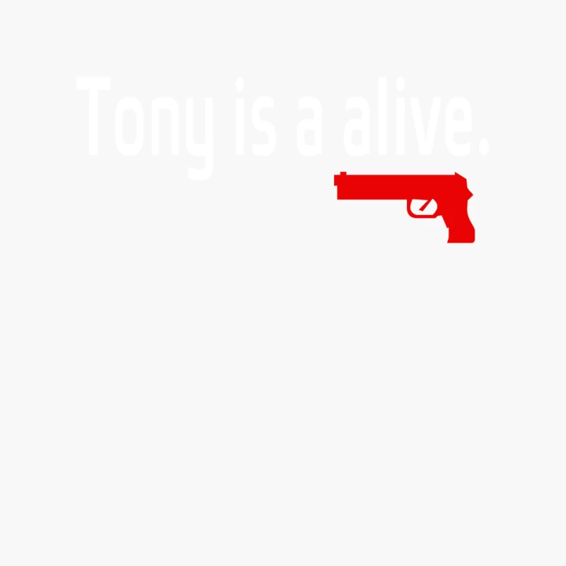 Tony is alive Sopranos Cotton Tote Bag