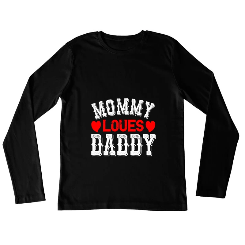 Expression d'amour familiale Femme Manches Longues T-Shirt