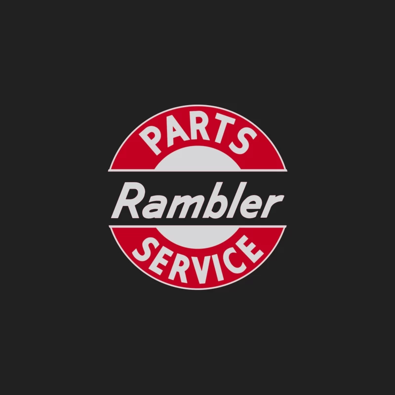 Vintage Rambler Parts & Service Logo Design Bucket Hat