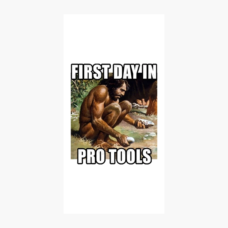 First Day In Pro Tools - Funny Audio EngineerMusic Producer Gift iPhone Case