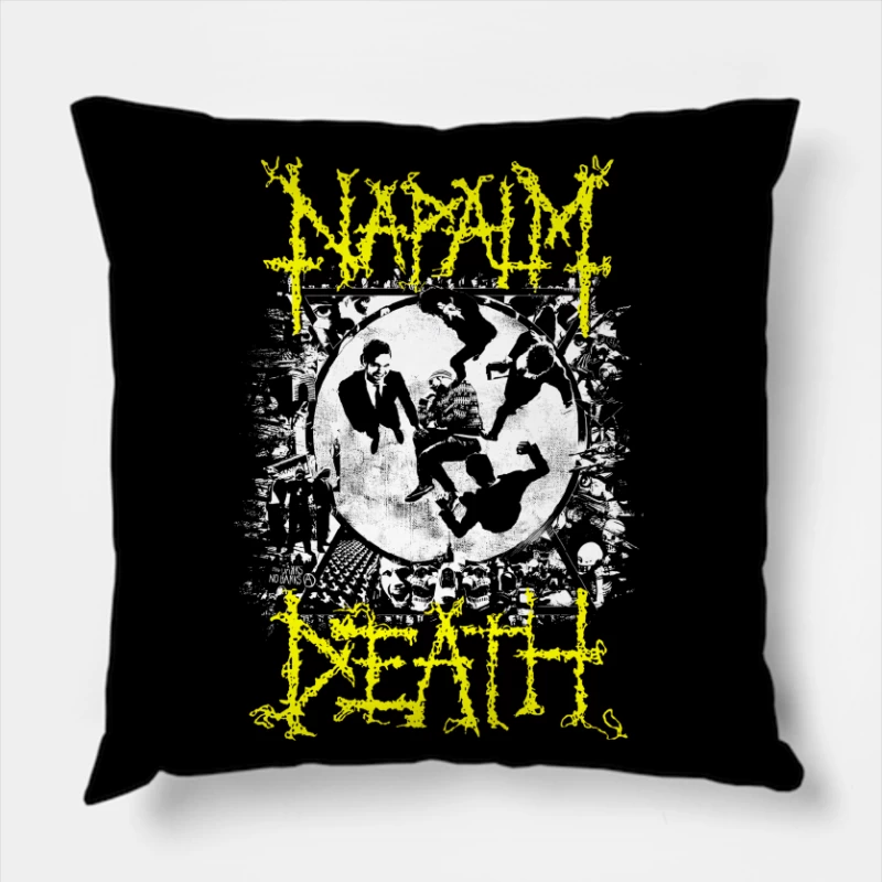 Napalm Death Utilitarian Throw Pillow