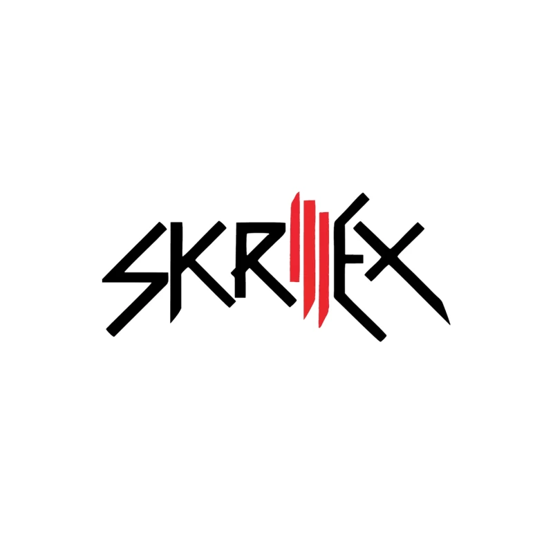 Skrillex Electronic Music Artist Logo Design Mouse Pad