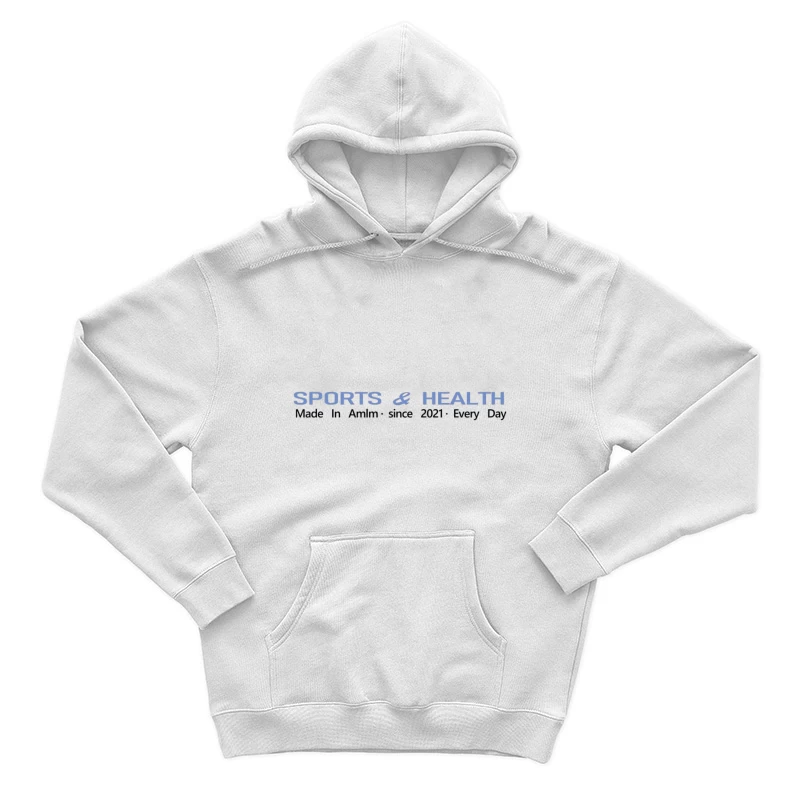 Sport und Gesundheit Logo Herren Pullover Hoodie